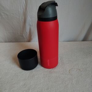 Red Owala 40 Ounce Free Sip Stainless Water Bottle Pre Owned
